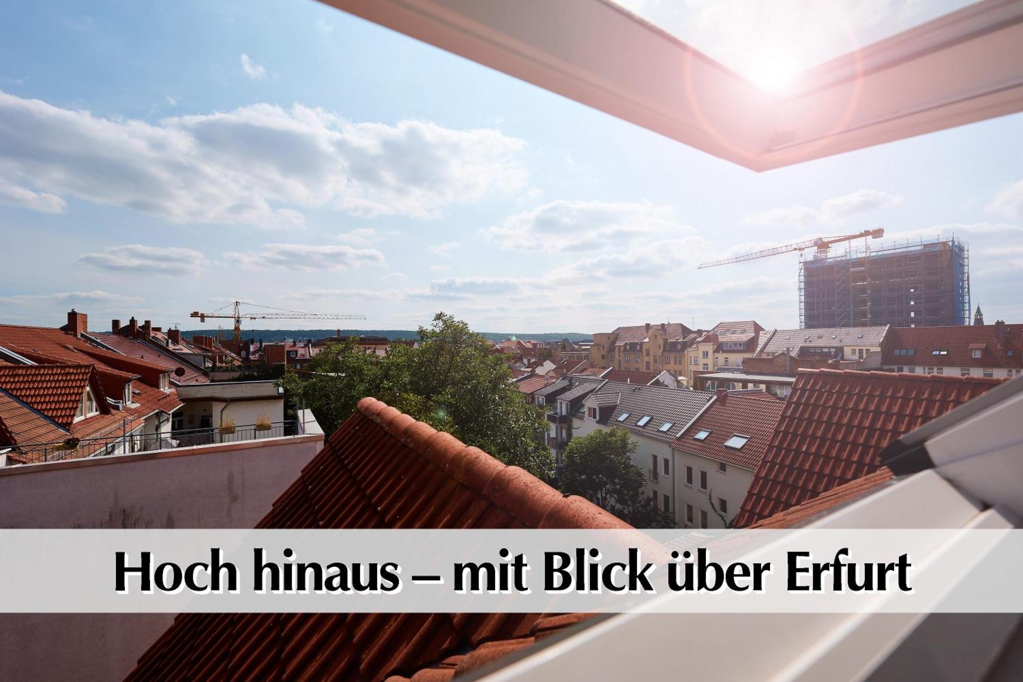 Helle 72Qm Maisonette Wohnung Im Herzen Erfurts Mit Kingsize Bett, Smart-Tv, Etc Εξωτερικό φωτογραφία