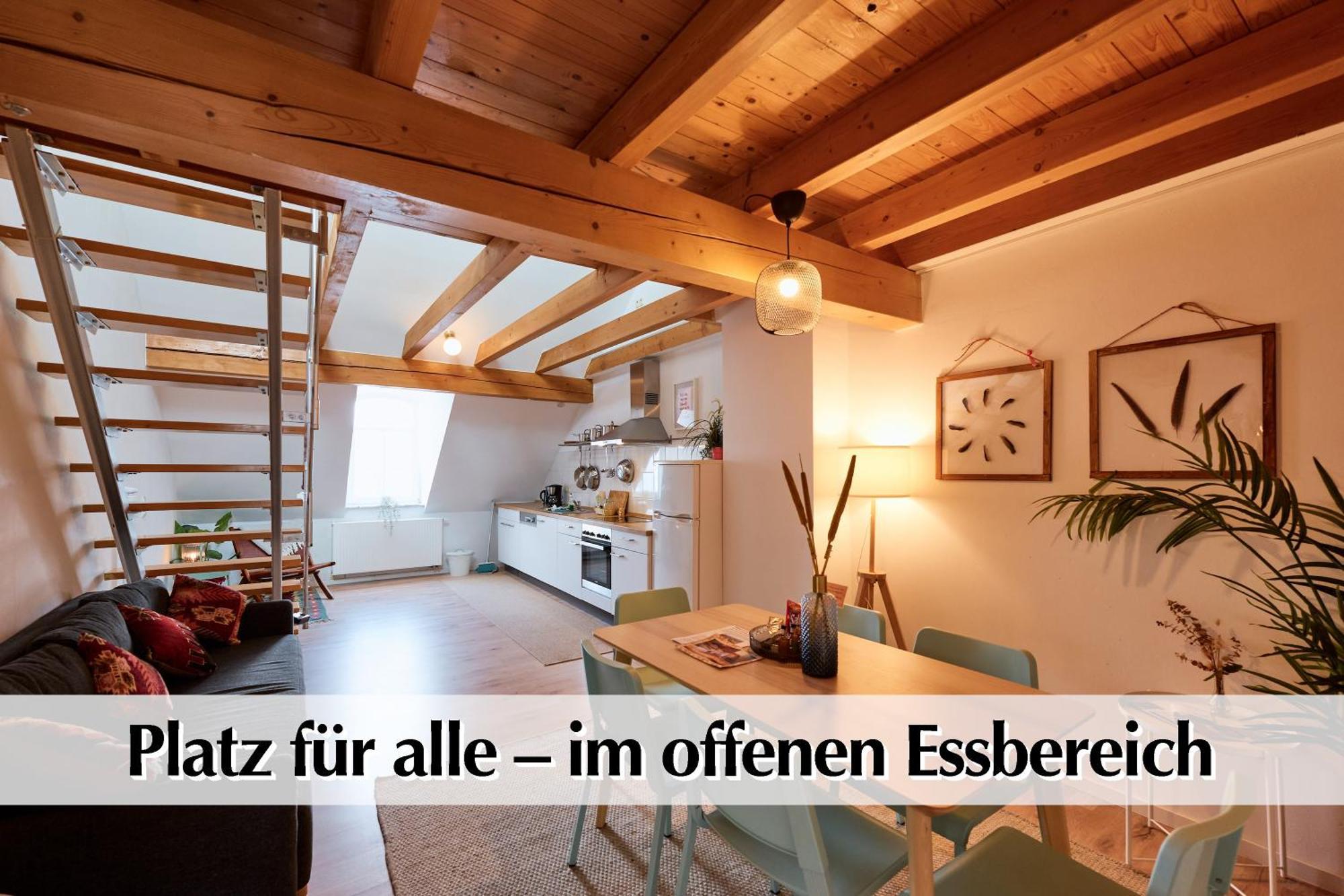 Helle 72Qm Maisonette Wohnung Im Herzen Erfurts Mit Kingsize Bett, Smart-Tv, Etc Εξωτερικό φωτογραφία