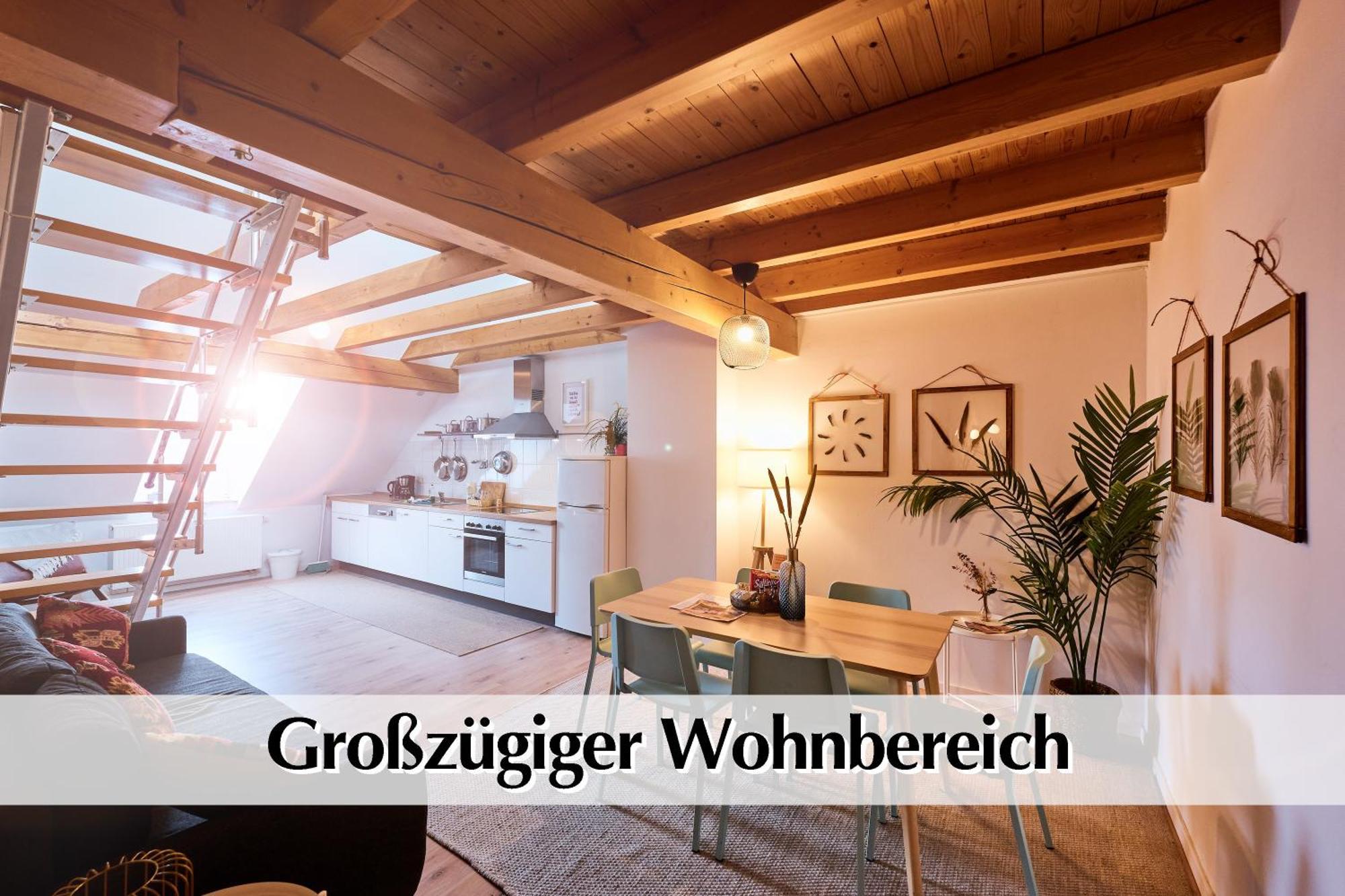 Helle 72Qm Maisonette Wohnung Im Herzen Erfurts Mit Kingsize Bett, Smart-Tv, Etc Εξωτερικό φωτογραφία