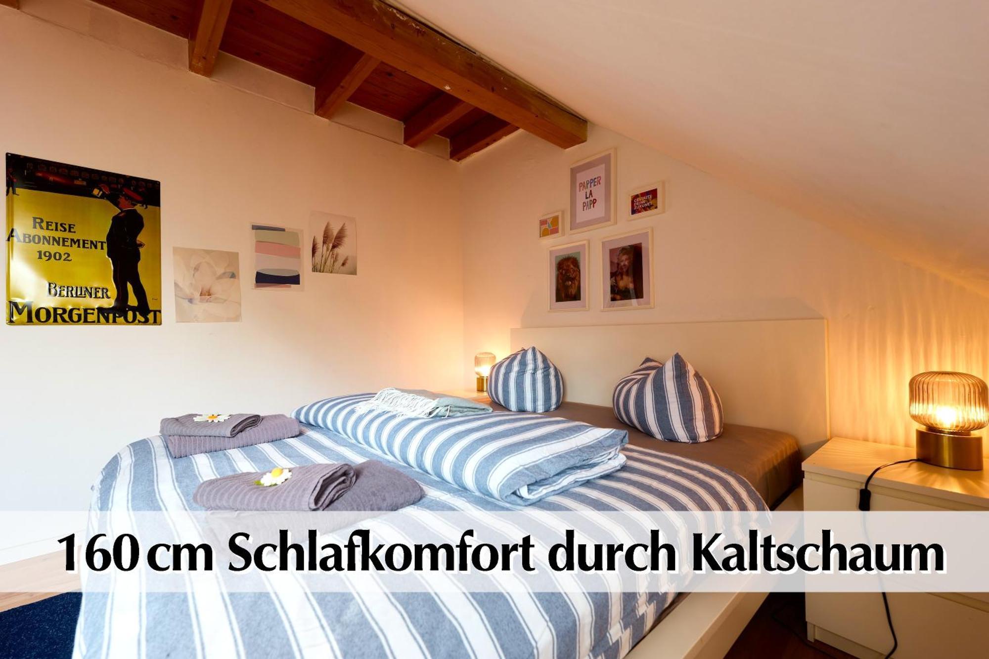 Helle 72Qm Maisonette Wohnung Im Herzen Erfurts Mit Kingsize Bett, Smart-Tv, Etc Εξωτερικό φωτογραφία